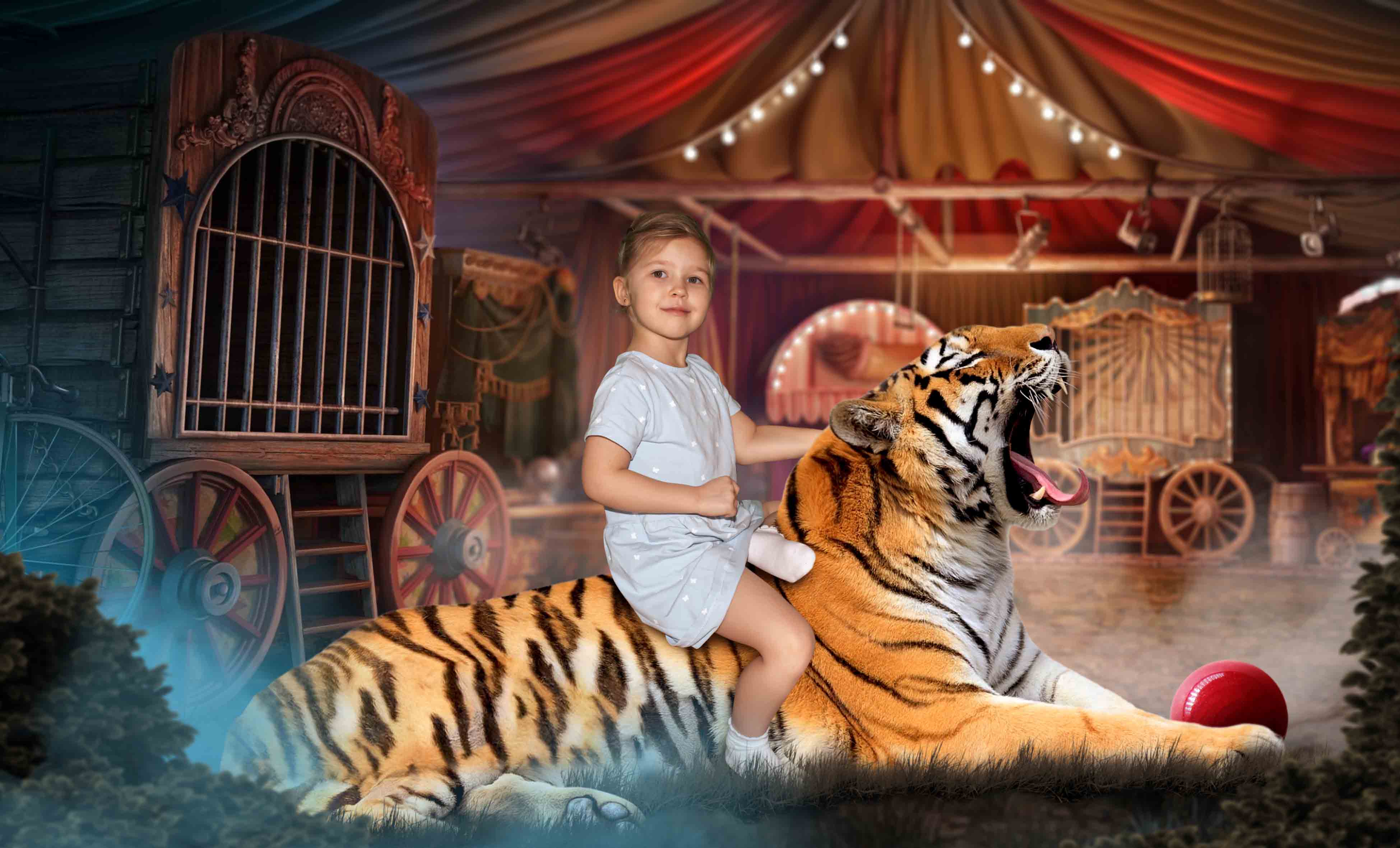 детский коллаж цирк санкт-петербург