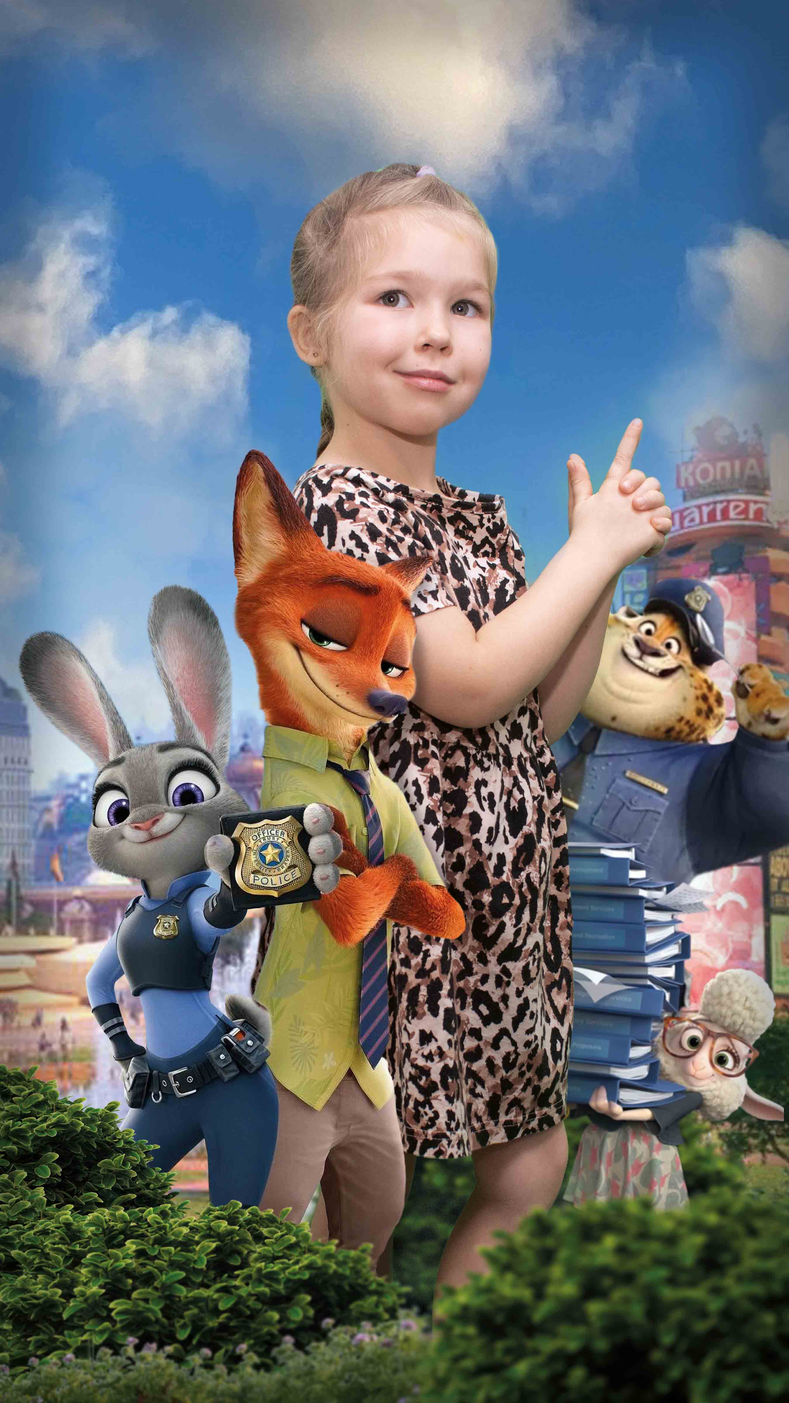 детский коллаж зверополис санкт-петербург