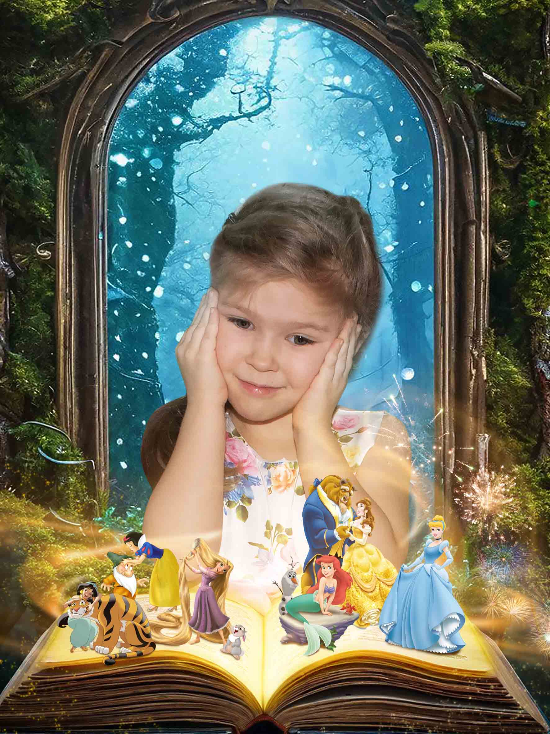 детский коллаж волшебная книга санкт-петербург