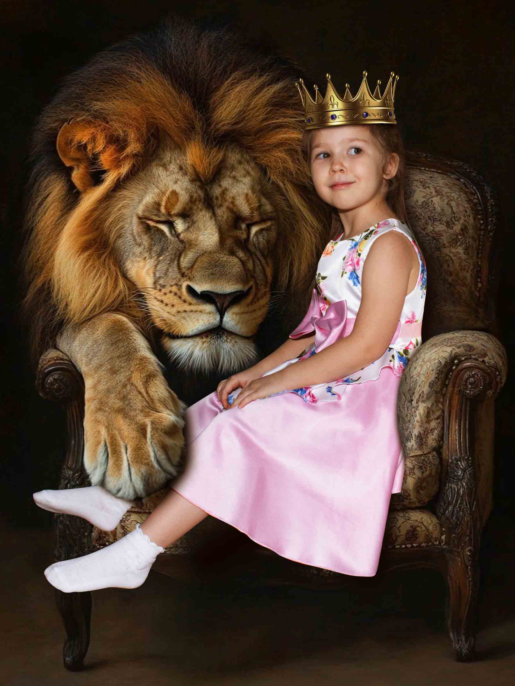 детский коллаж лев санкт-петербург