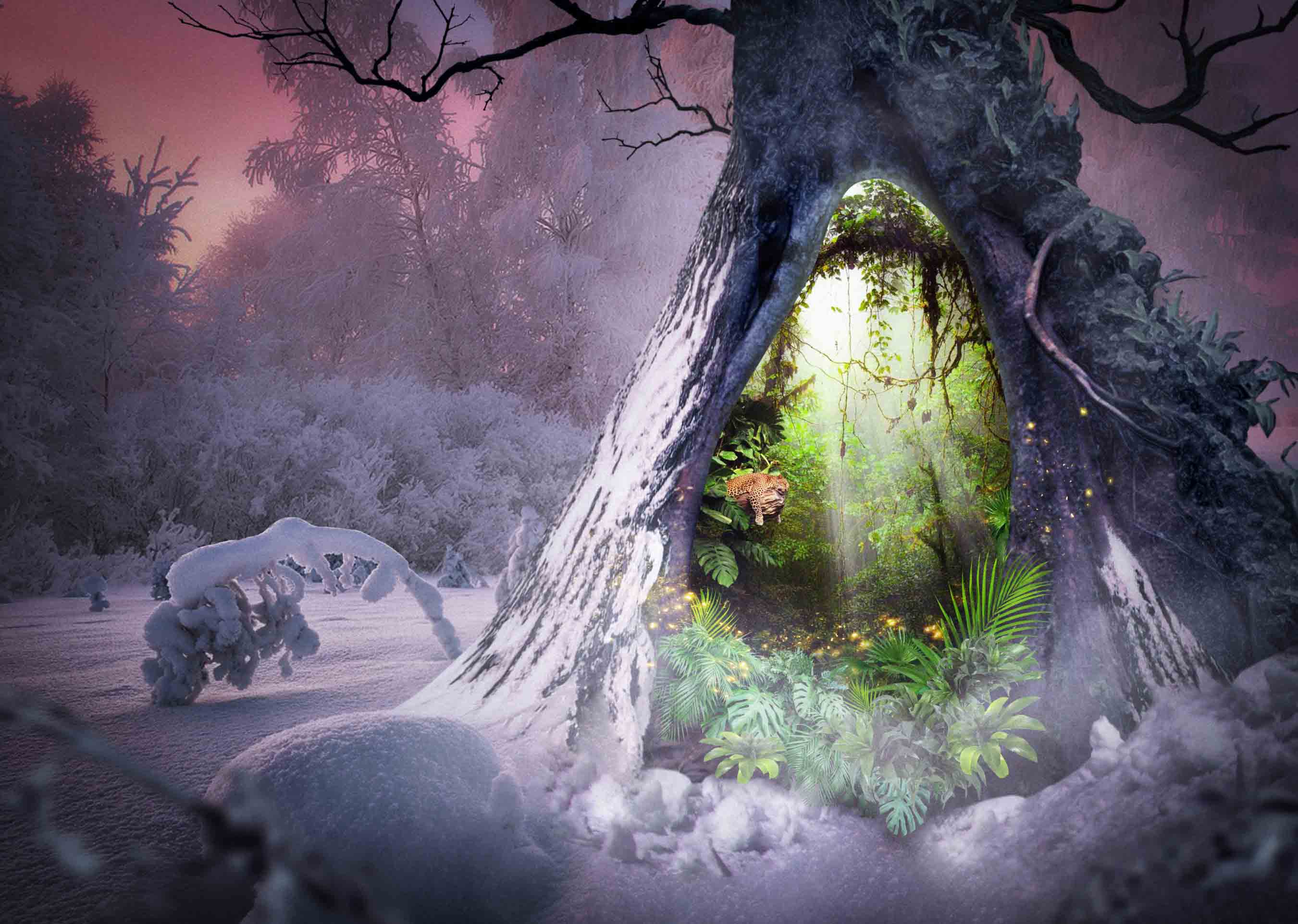 сложное коллажирование волшебное дерево санкт-петербург