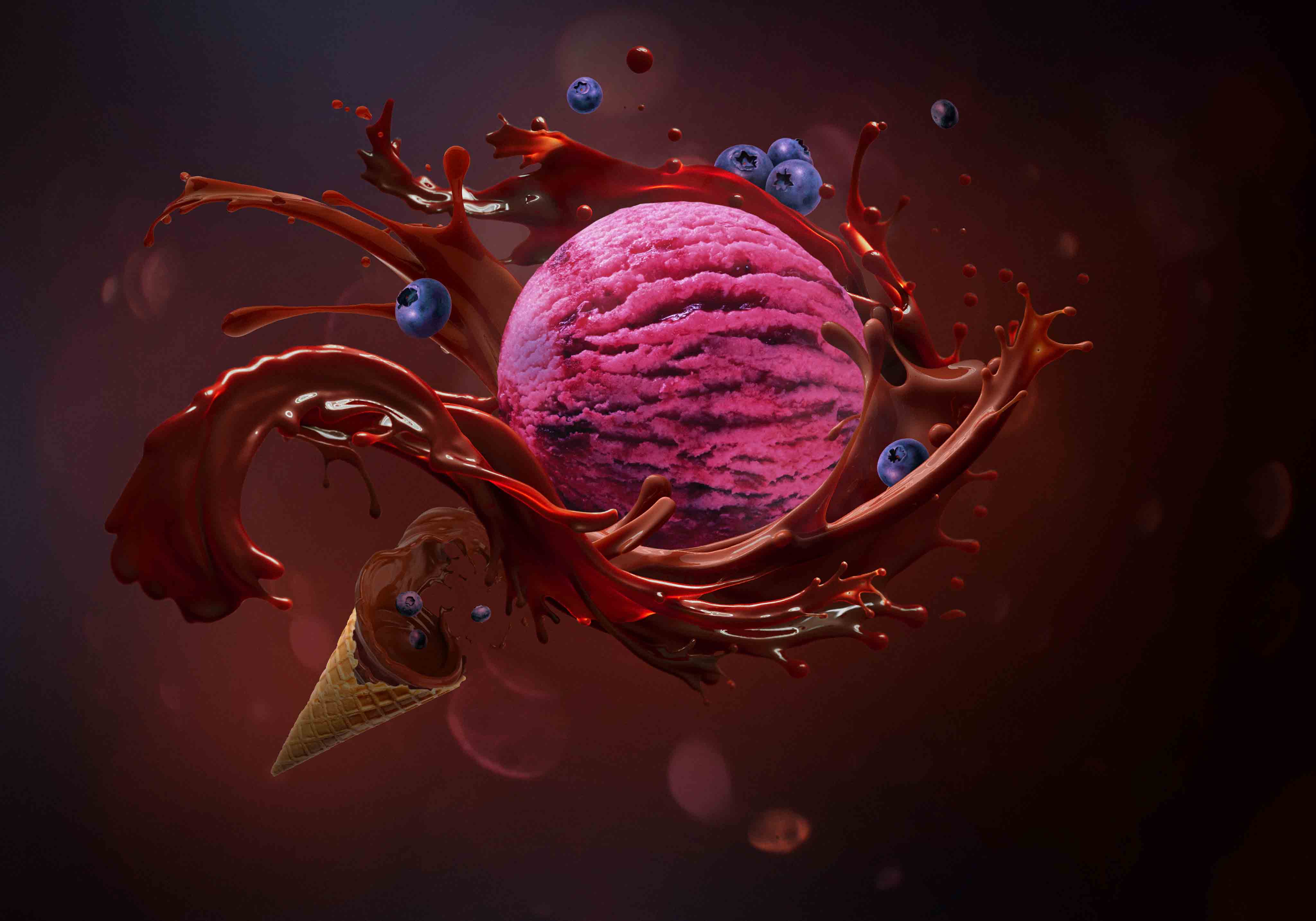 сложное коллажирование реклама мороженного санкт-петербург